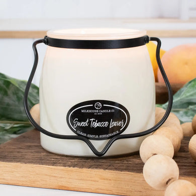 Sweet Tobacco Leaves - 16-ounce Butter Glow Jar