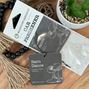 Milkhouse Candles Car Freshener: Barn Dance