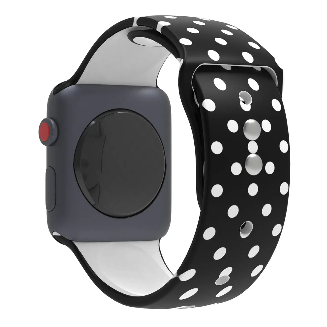 Interchangeable Silicone Watch Band-38/40/41MM -Polka-Dot