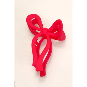 Matte Bow Hair Claw Clip 5