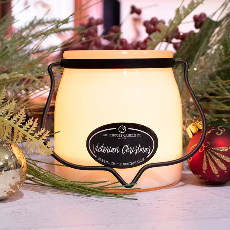 Victorian Christmas - 16-ounce Butter Jar