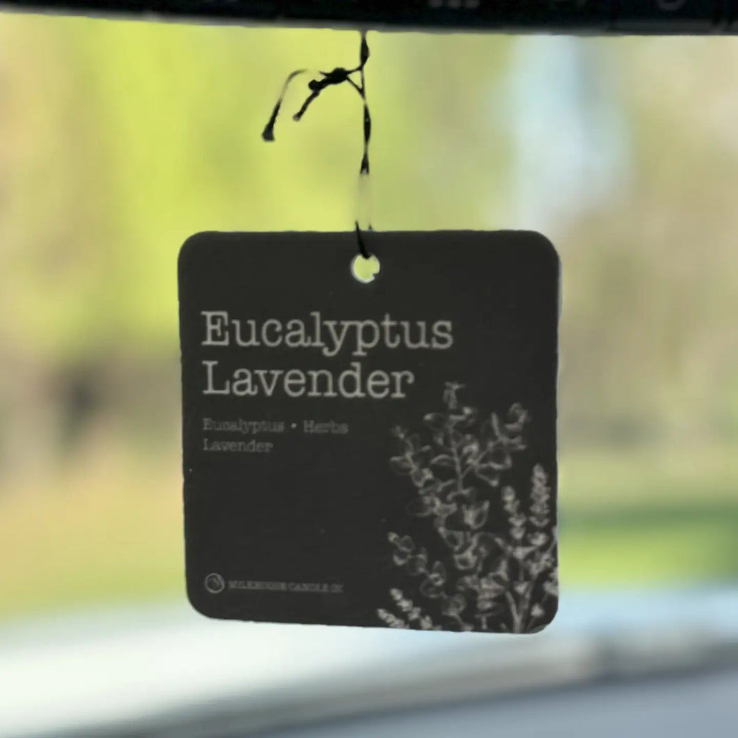 Milkhouse Candles Car Freshener: Eucalyptus Lavender