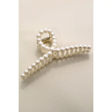 Large Pearl Hair Claw Clip