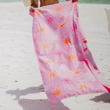 Load image into Gallery viewer, Quick Dry Boots &amp; Stars Beach Quick Dry Beach Towel 63” x 31”