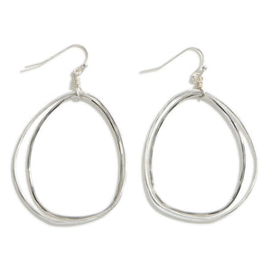 Metal Drop Earrings