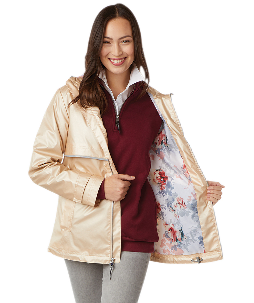 Charles river rose gold hotsell rain jacket