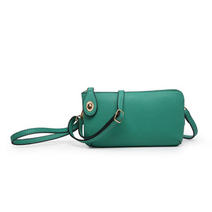 Kendall Crossbody/Wristlet- Kelly Green