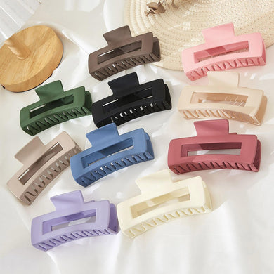 Matte Finish Claw Hair Clip- Several Colors