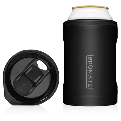 Brumate Hopsulator Duo 2-In-1 - Matte Black (12oz Cans/Tumbler)