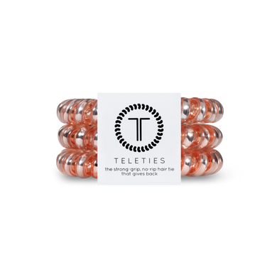 Millennial Pink Teleties Large 3-Pack Hair Ties