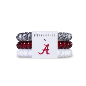 University of Alabama Teleties Small 3-Pack Hair Tie